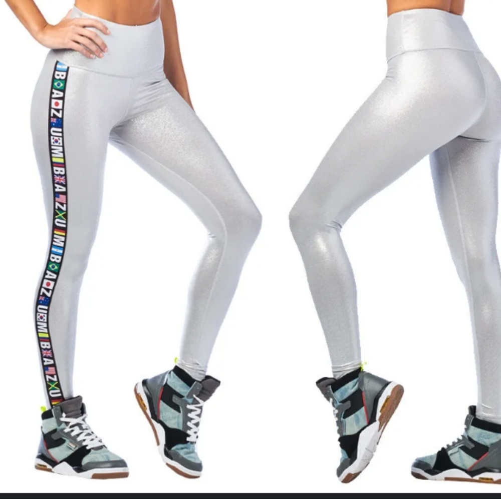 High waisted Zumba pants.  NWT